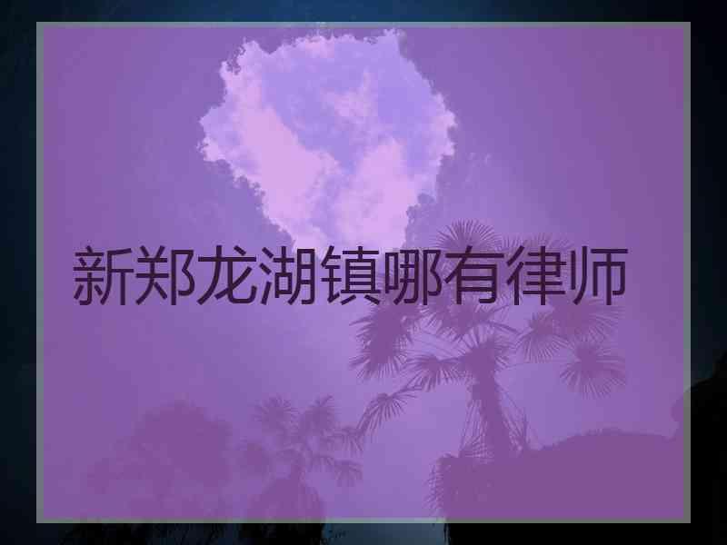 新郑龙湖镇哪有律师