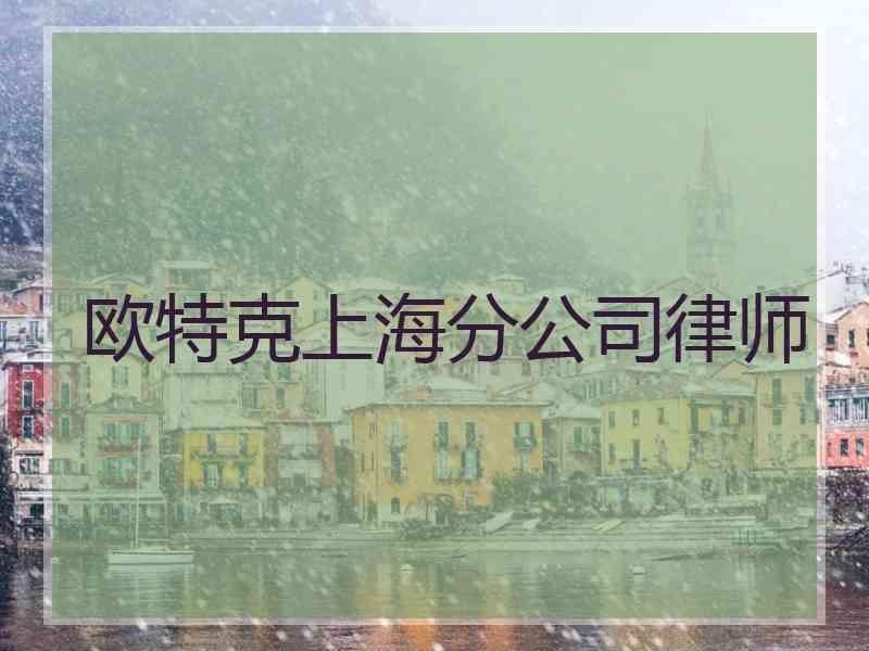 欧特克上海分公司律师