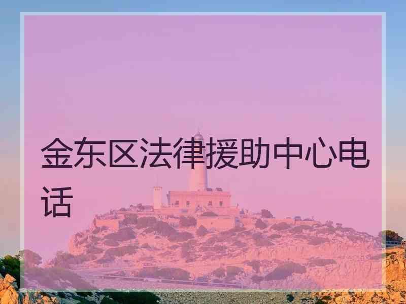 金东区法律援助中心电话