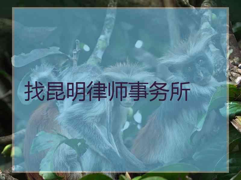 找昆明律师事务所