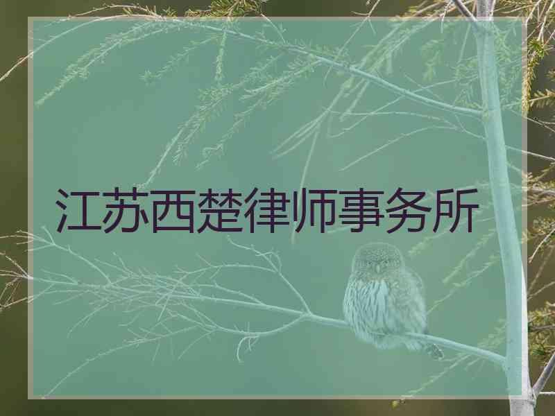 江苏西楚律师事务所