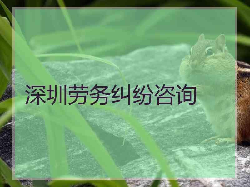 深圳劳务纠纷咨询