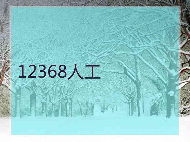 12368人工