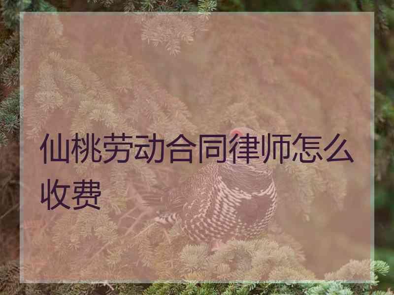 仙桃劳动合同律师怎么收费