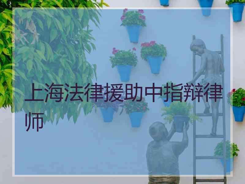 上海法律援助中指辩律师