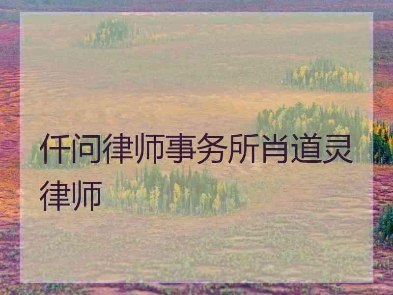 仟问律师事务所肖道灵律师