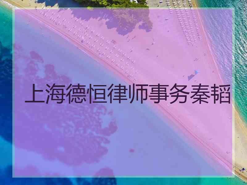 上海德恒律师事务秦韬