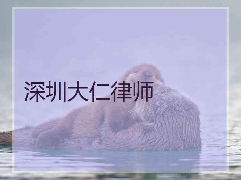 深圳大仁律师