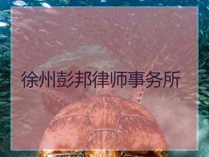 徐州彭邦律师事务所