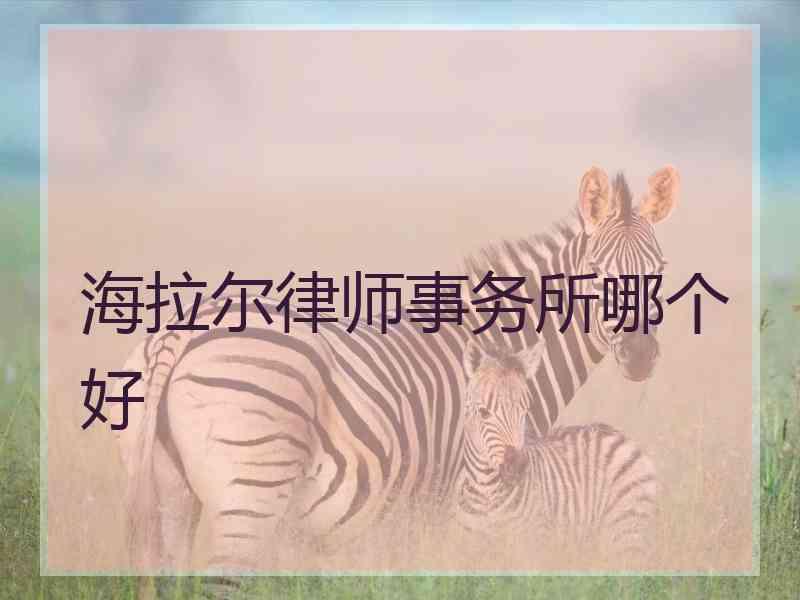 海拉尔律师事务所哪个好