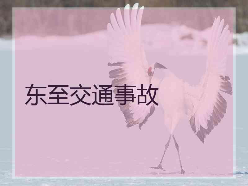 东至交通事故