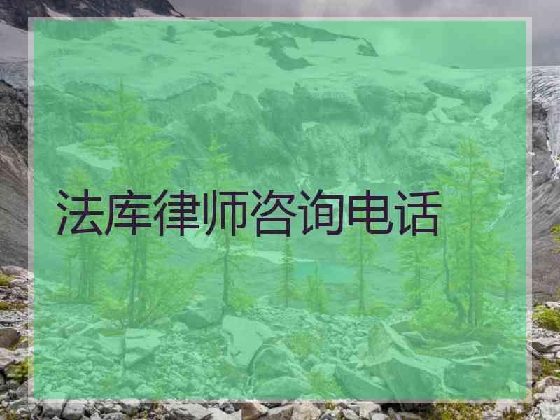 法库律师咨询电话