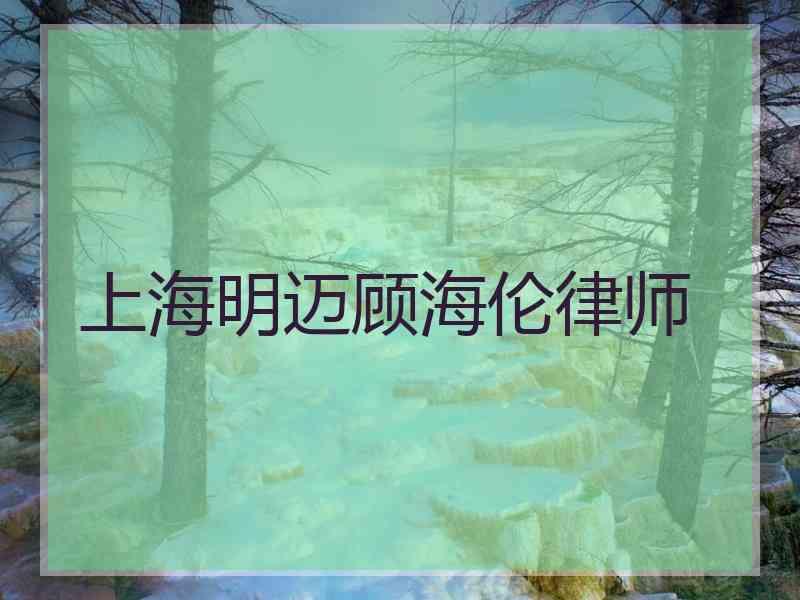 上海明迈顾海伦律师