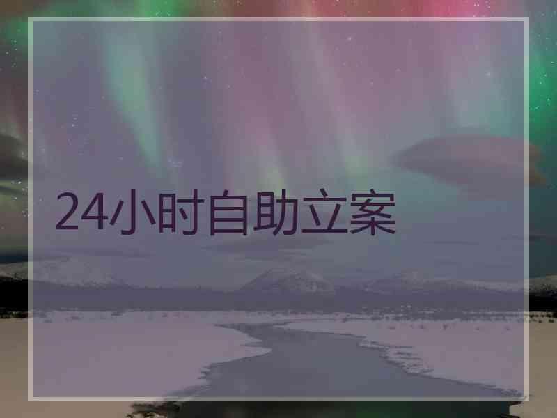 24小时自助立案