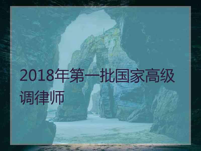 2018年第一批国家高级调律师