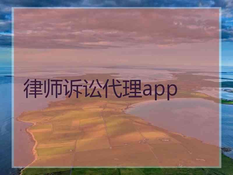 律师诉讼代理app