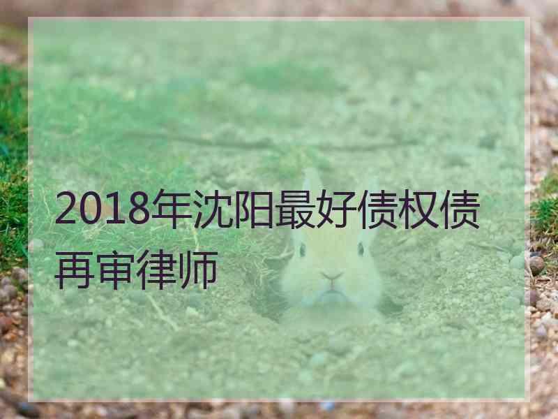 2018年沈阳最好债权债再审律师