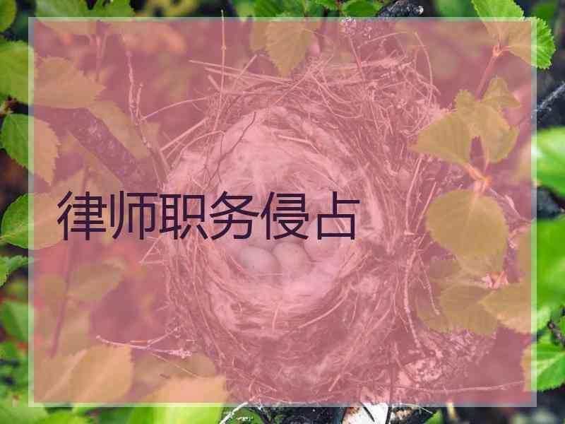 律师职务侵占