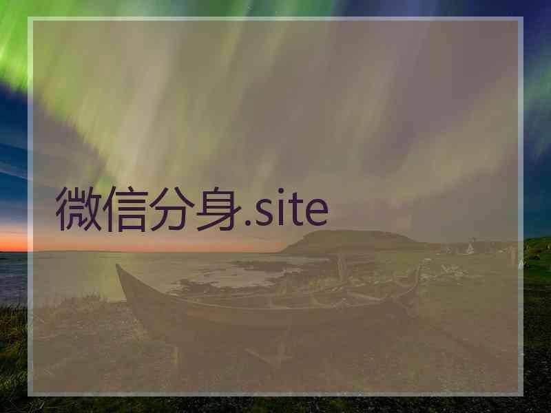 微信分身.site