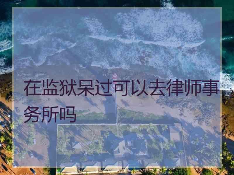 在监狱呆过可以去律师事务所吗