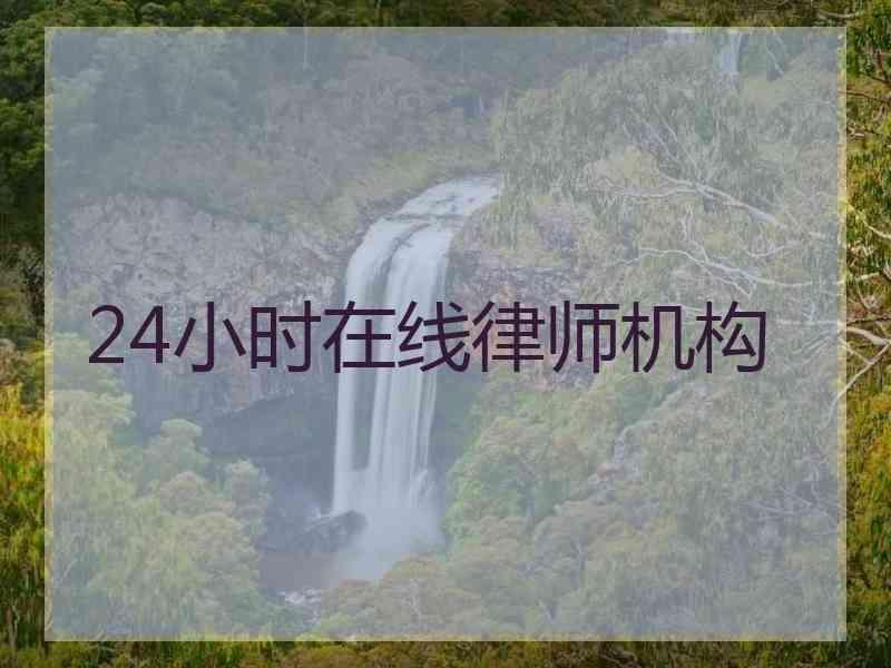 24小时在线律师机构