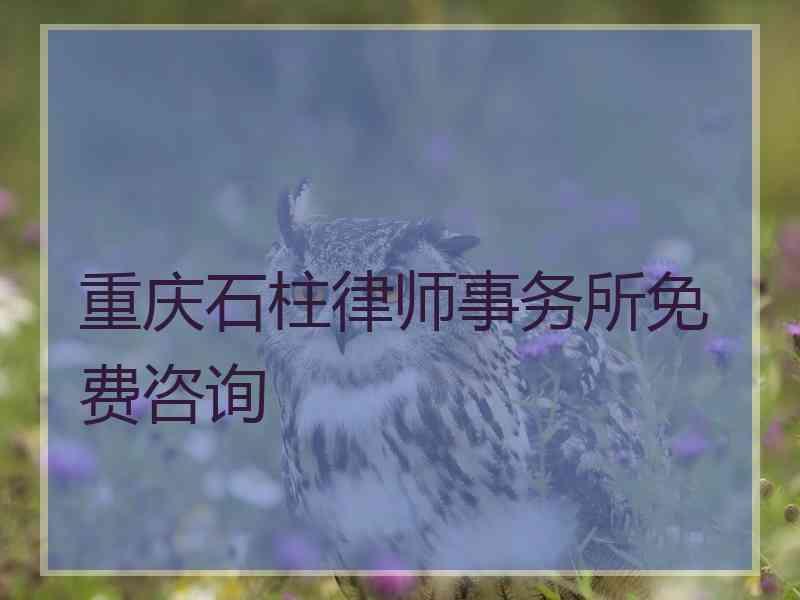 重庆石柱律师事务所免费咨询