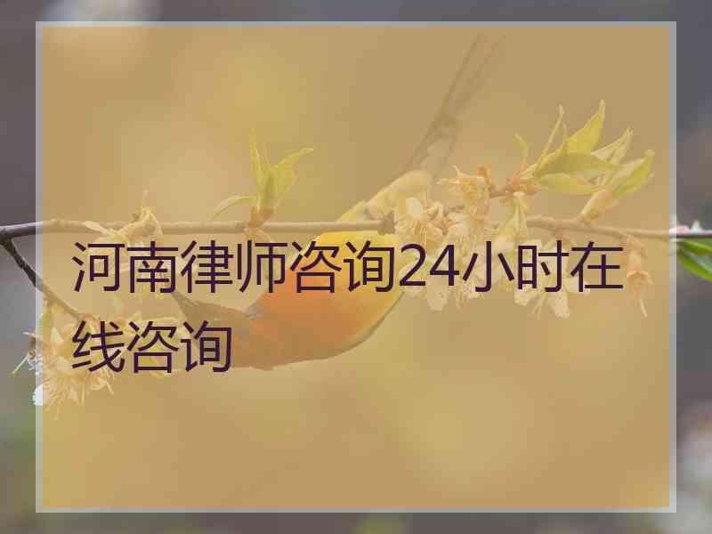 河南律师咨询24小时在线咨询