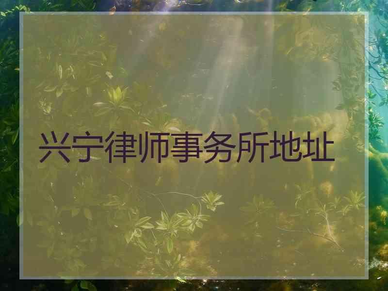 兴宁律师事务所地址