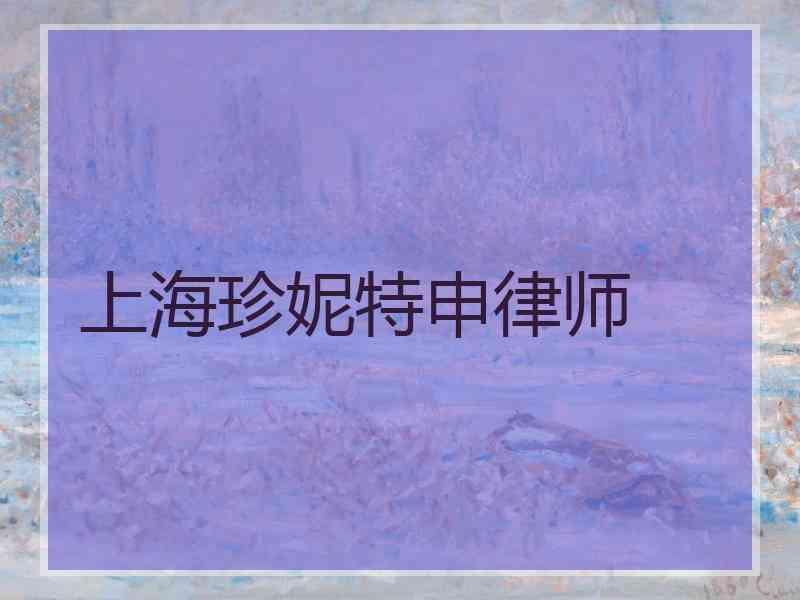 上海珍妮特申律师