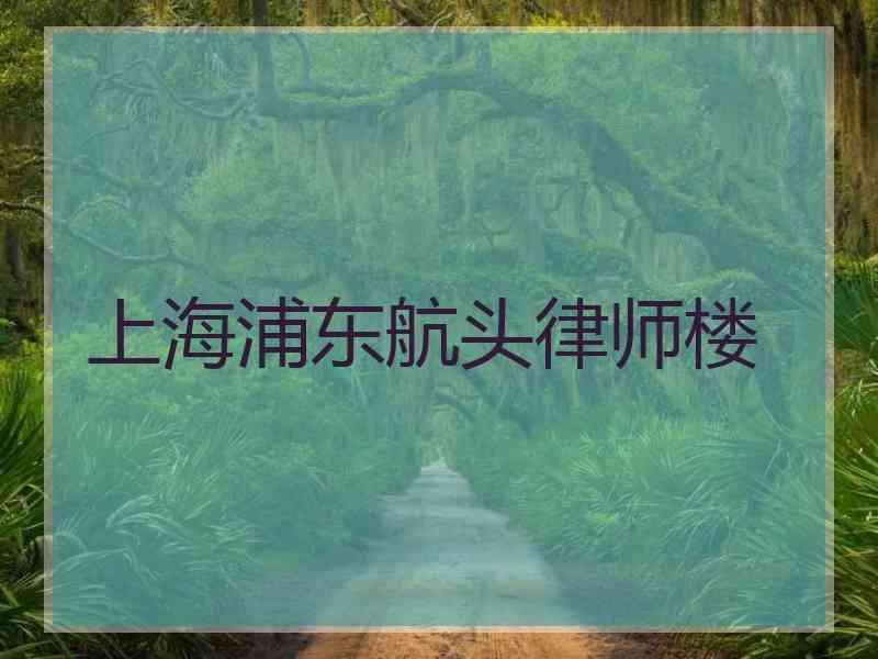 上海浦东航头律师楼