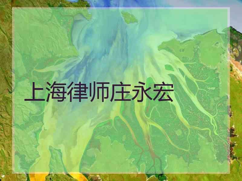 上海律师庄永宏