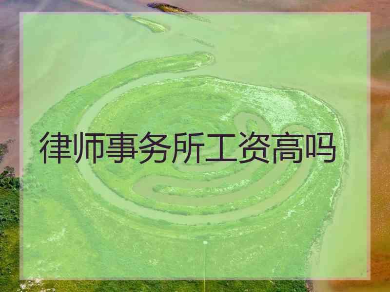 律师事务所工资高吗