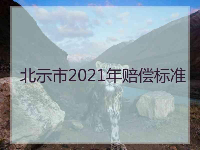 北示市2021年赔偿标准