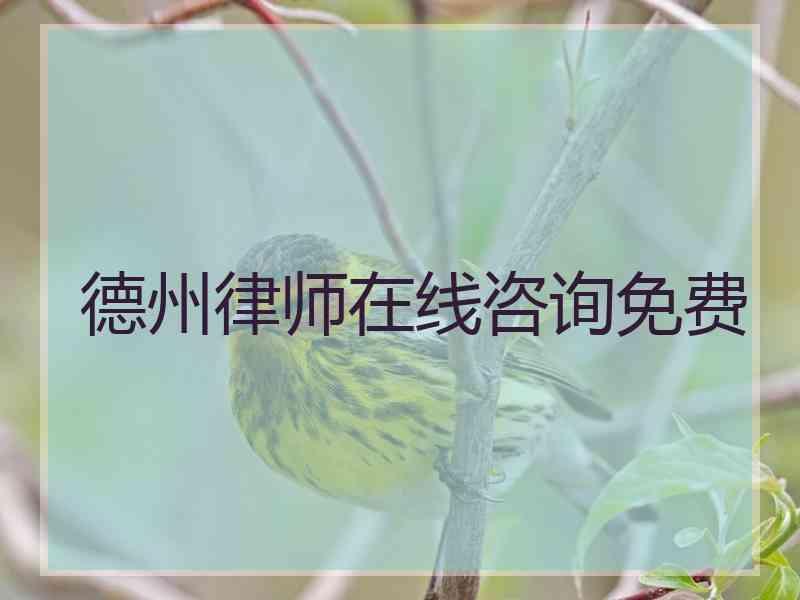 德州律师在线咨询免费