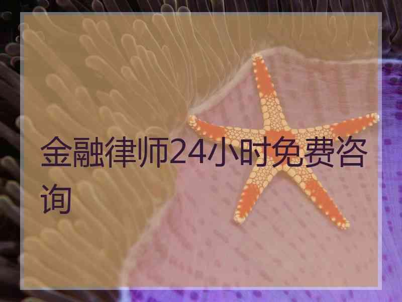 金融律师24小时免费咨询