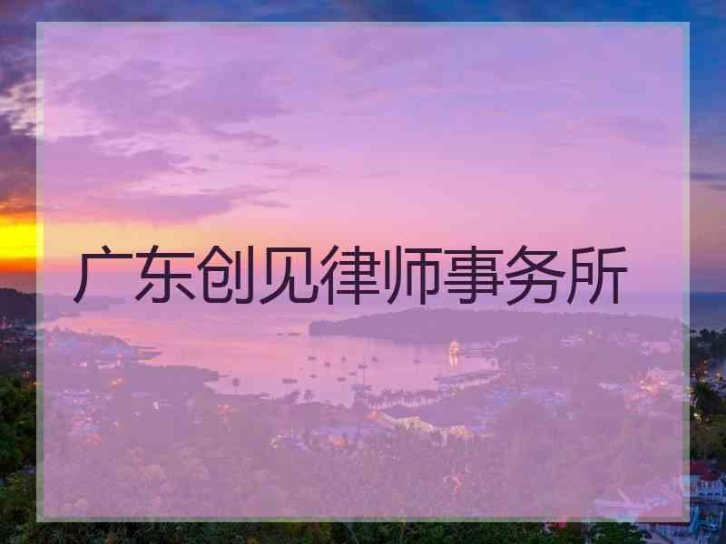 广东创见律师事务所