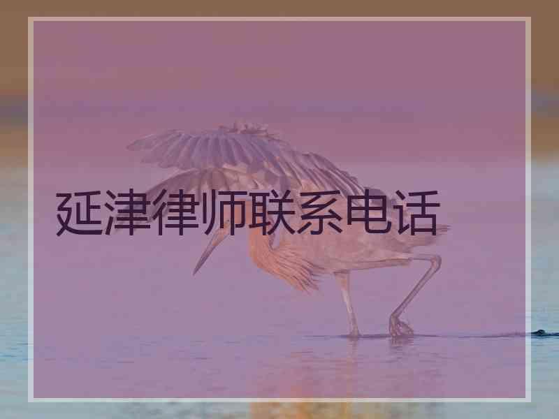 延津律师联系电话