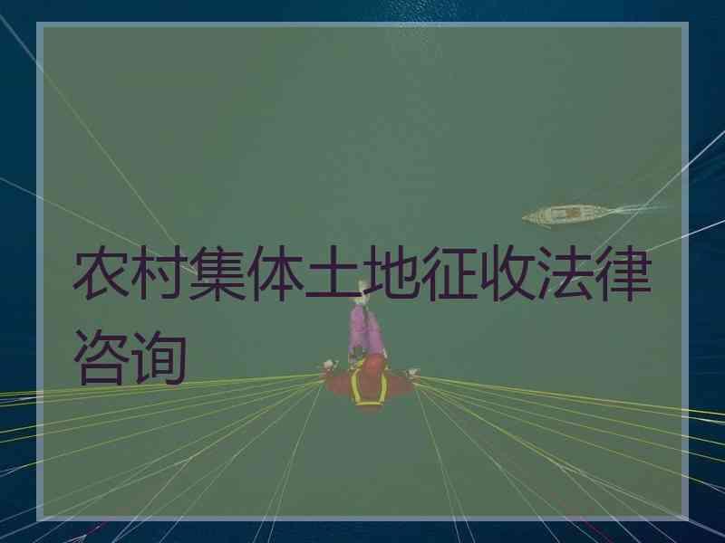 农村集体土地征收法律咨询