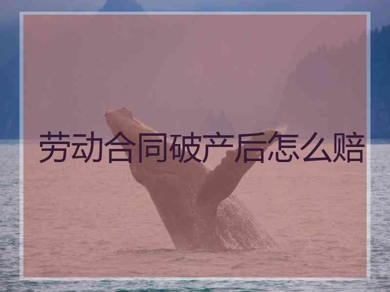 劳动合同破产后怎么赔