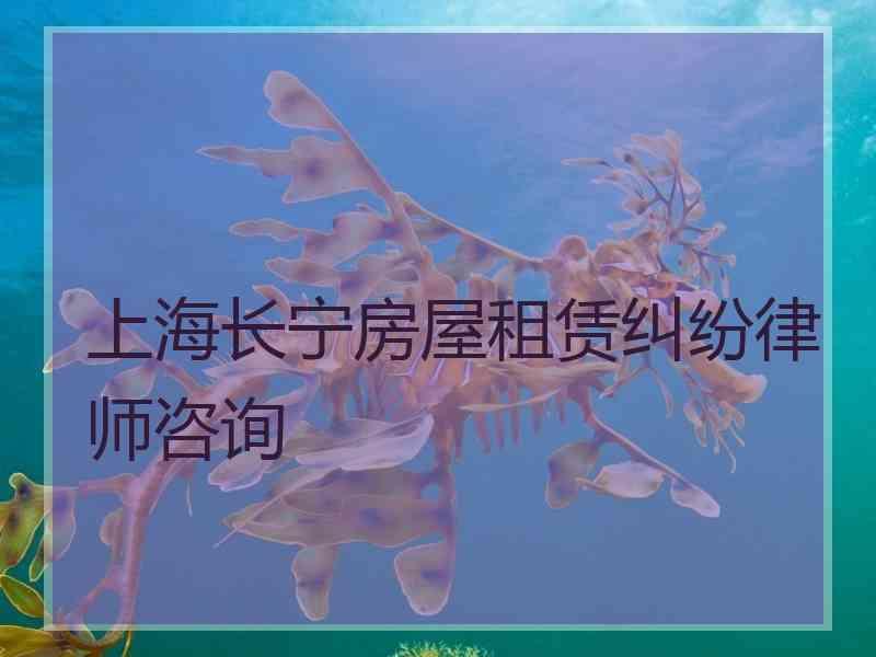 上海长宁房屋租赁纠纷律师咨询