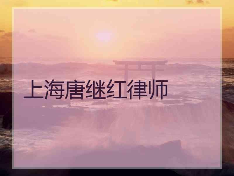 上海唐继红律师锦天城徐灵菱律师