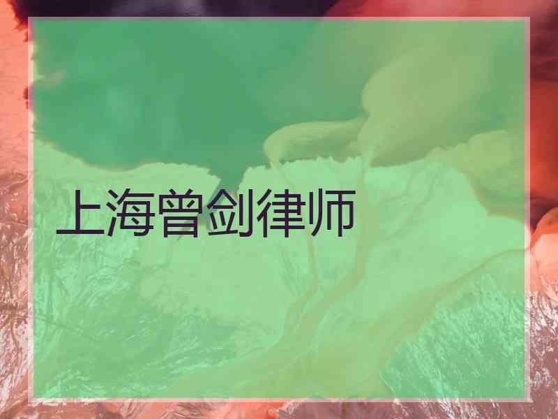 上海曾剑律师