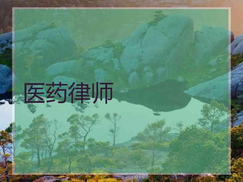 医药律师