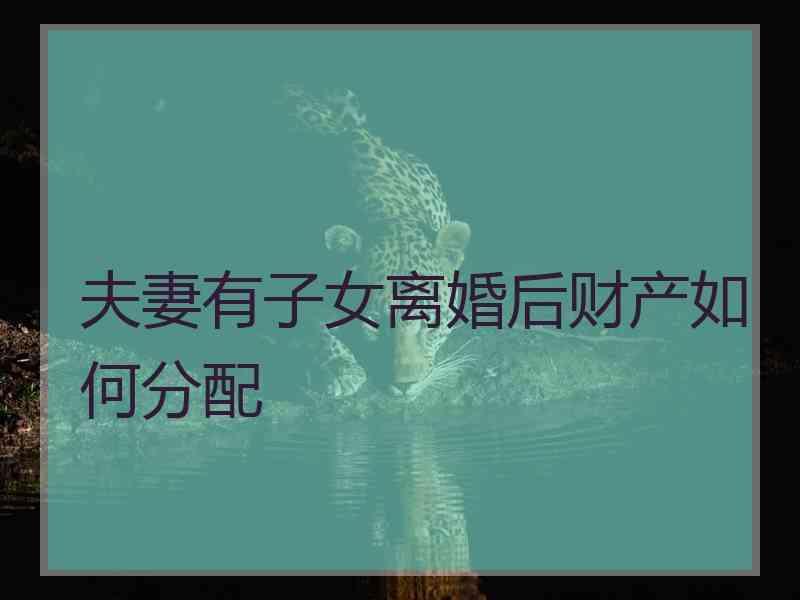夫妻有子女离婚后财产如何分配