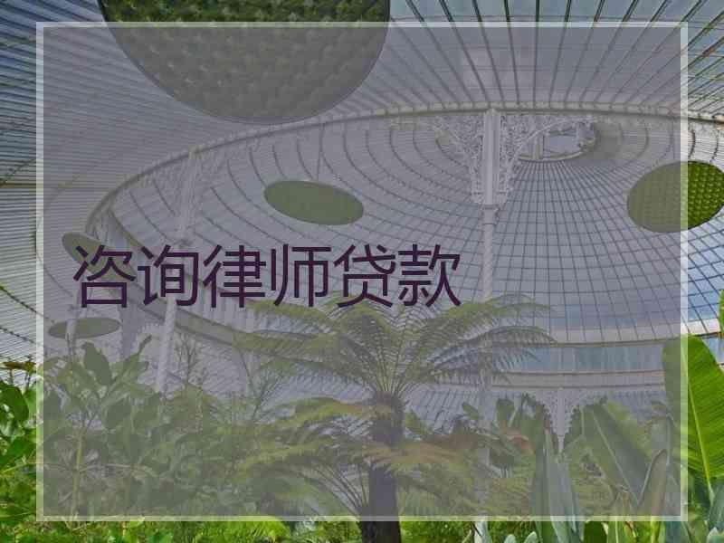 咨询律师贷款