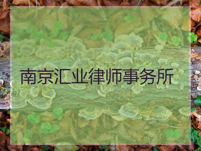 南京汇业律师事务所