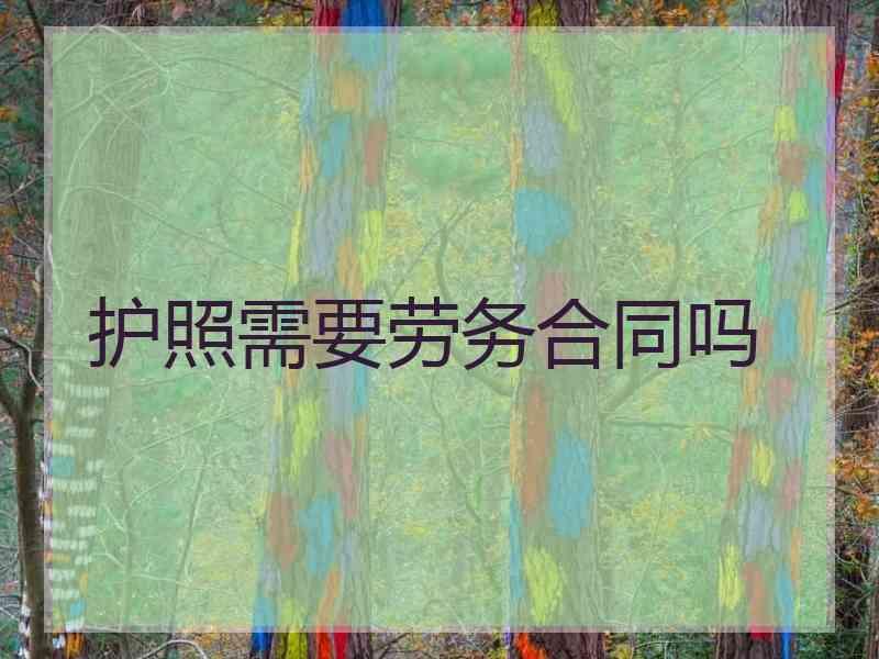 护照需要劳务合同吗