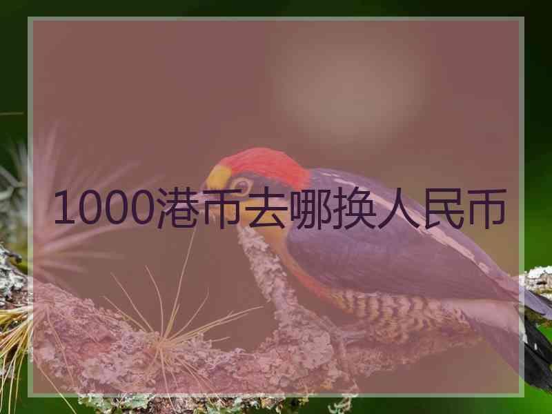 1000港币去哪换人民币