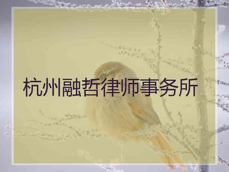 杭州融哲律师事务所