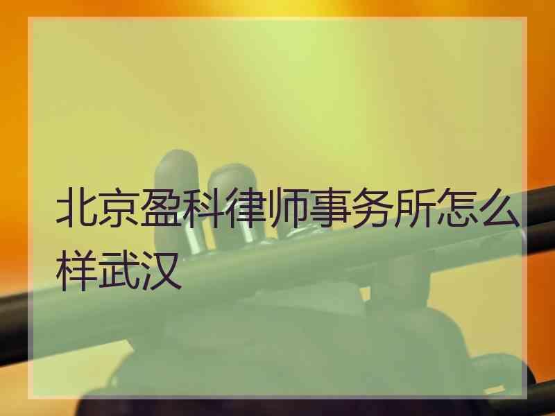 北京盈科律师事务所怎么样武汉